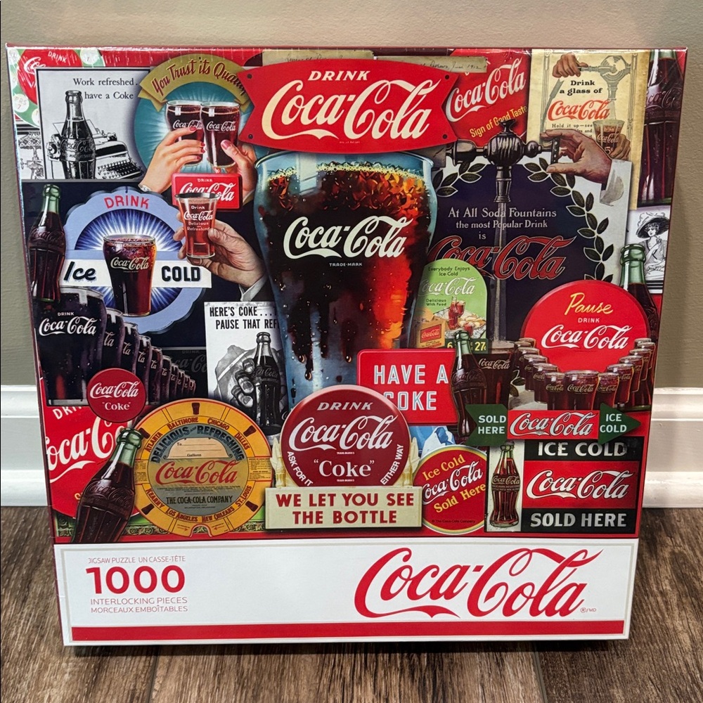 NEW Springbok puzzle Coca-Cola 1000 piece jigsaw puzzle - Picture 1 of 4